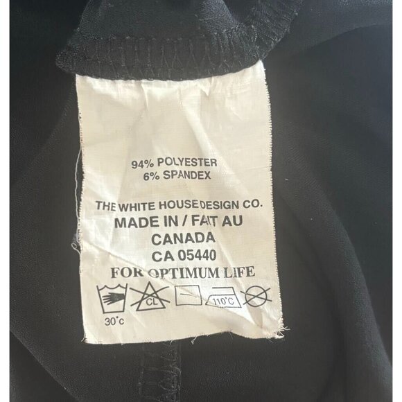 SYMPLI Tunic Blouse Top Size 10 Black Jersey Knit Criss Cross Shoulder Detail - Picture 8 of 8